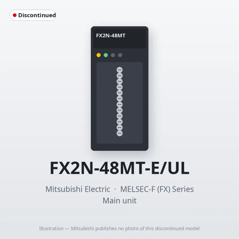 FX2N-48MT-E/UL Mitsubishi MELSEC-F (FX) Series Main unit