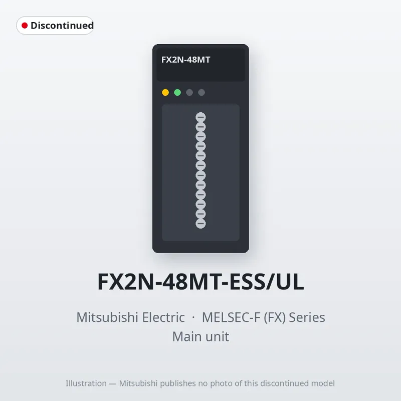 FX2N-48MT-ESS/UL Mitsubishi MELSEC-F (FX) Series Main unit