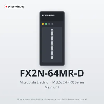 FX2N-64MR-D Mitsubishi MELSEC-F (FX) Series Main unit