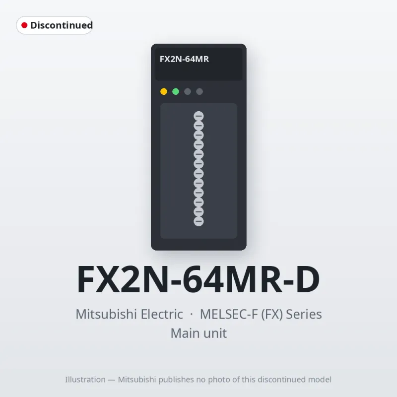 FX2N-64MR-D Mitsubishi MELSEC-F (FX) Series Main unit