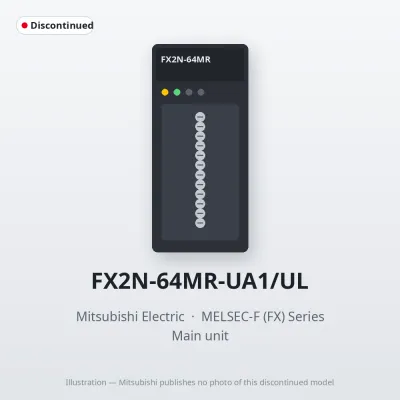 FX2N-64MR-UA1/UL Mitsubishi MELSEC-F (FX) Series Main unit