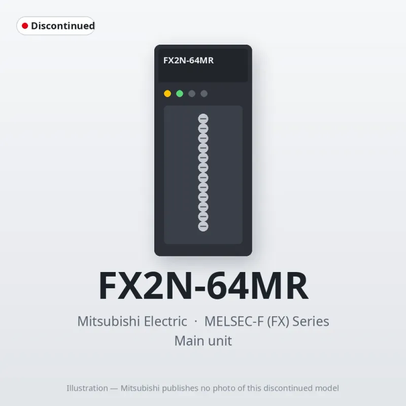 FX2N-64MR Mitsubishi MELSEC-F (FX) Series Main unit