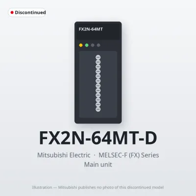 FX2N-64MT-D Mitsubishi MELSEC-F (FX) Series Main unit