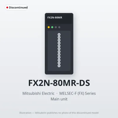 FX2N-80MR-DS Mitsubishi MELSEC-F (FX) Series Main unit