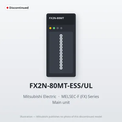 FX2N-80MT-ESS/UL Mitsubishi MELSEC-F (FX) Series Main unit
