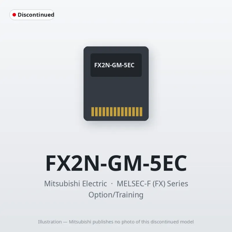 FX2N-GM-5EC Mitsubishi MELSEC-F (FX) Series Option/Training