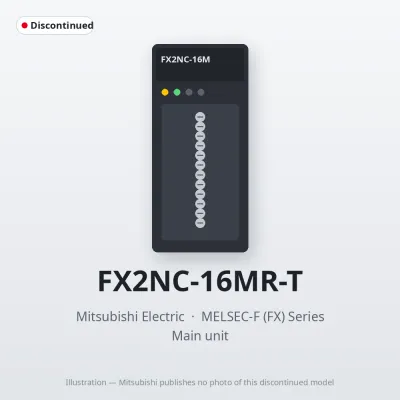 FX2NC-16MR-T Mitsubishi MELSEC-F (FX) Series Main unit