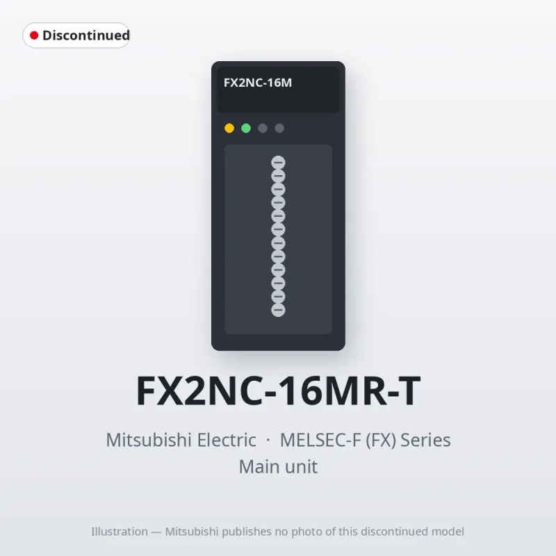 FX2NC-16MR-T Mitsubishi MELSEC-F (FX) Series Main unit