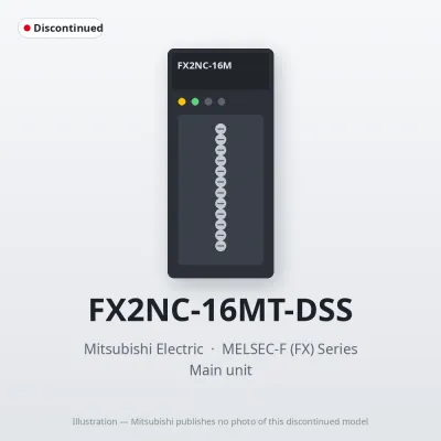 FX2NC-16MT-DSS Mitsubishi MELSEC-F (FX) Series Main unit