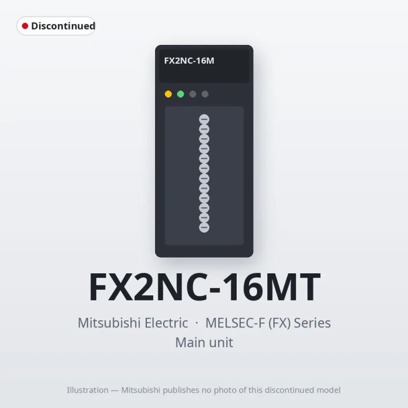 FX2NC-16MT Mitsubishi MELSEC-F (FX) Series Main unit