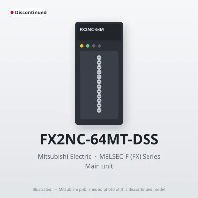 FX2NC-64MT-DSS Mitsubishi MELSEC-F (FX) Series Main unit