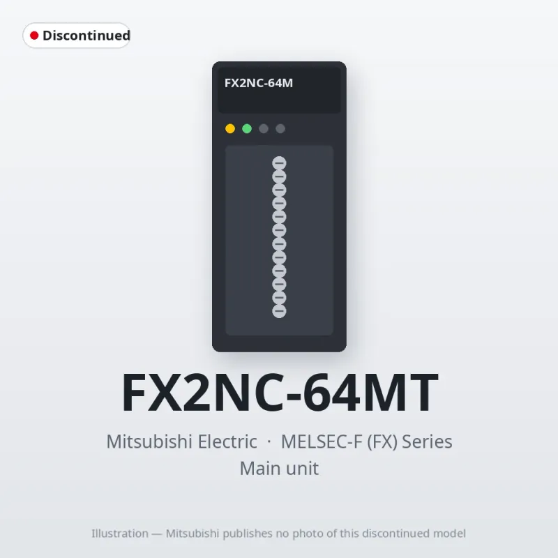 FX2NC-64MT Mitsubishi MELSEC-F (FX) Series Main unit