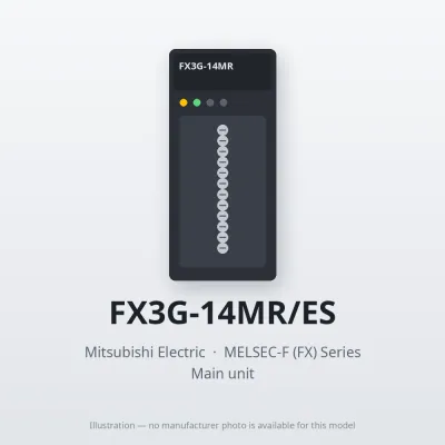 FX3G-14MR/ES Mitsubishi MELSEC-F (FX) Series Main unit