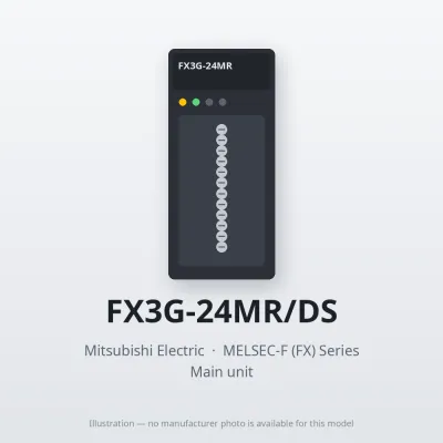 FX3G-24MR/DS Mitsubishi MELSEC-F (FX) Series Main unit
