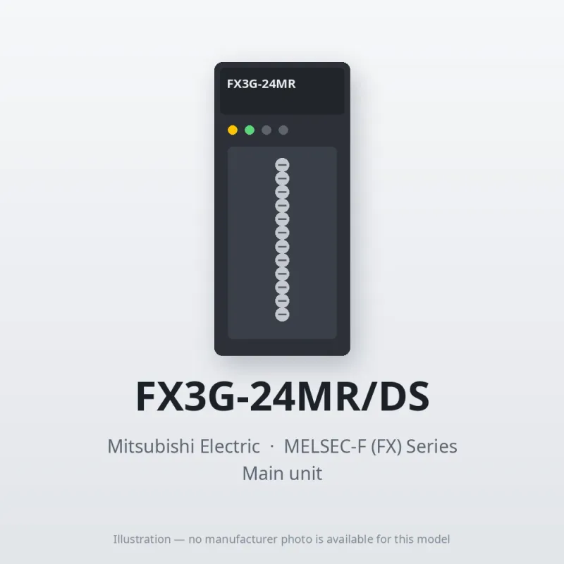 FX3G-24MR/DS Mitsubishi MELSEC-F (FX) Series Main unit