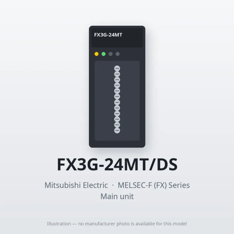 FX3G-24MT/DS Mitsubishi MELSEC-F (FX) Series Main unit