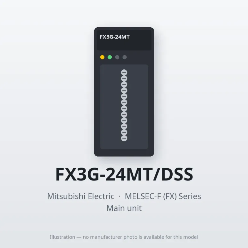 FX3G-24MT/DSS Mitsubishi MELSEC-F (FX) Series Main unit