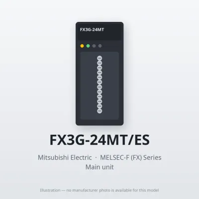 FX3G-24MT/ES Mitsubishi MELSEC-F (FX) Series Main unit
