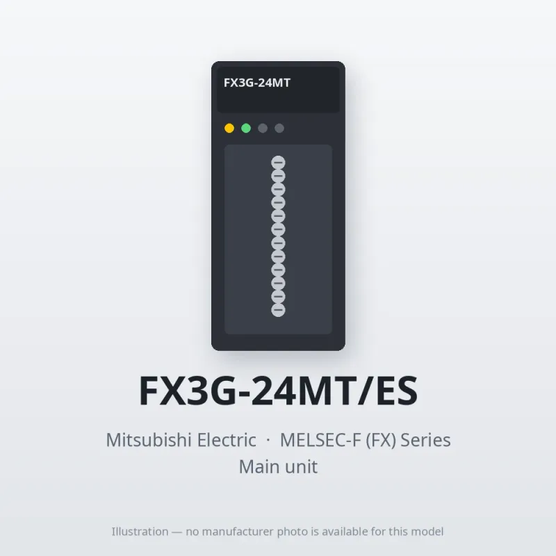 FX3G-24MT/ES Mitsubishi MELSEC-F (FX) Series Main unit