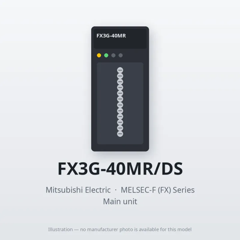 FX3G-40MR/DS Mitsubishi MELSEC-F (FX) Series Main unit