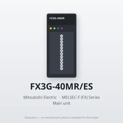 FX3G-40MR/ES Mitsubishi MELSEC-F (FX) Series Main unit