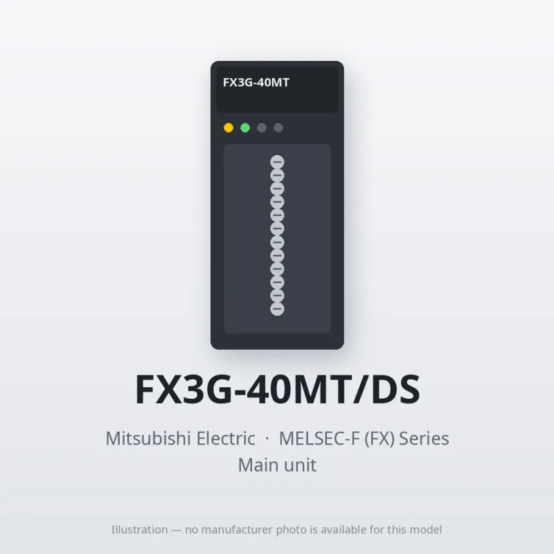 FX3G-40MT/DS Mitsubishi MELSEC-F (FX) Series Main unit