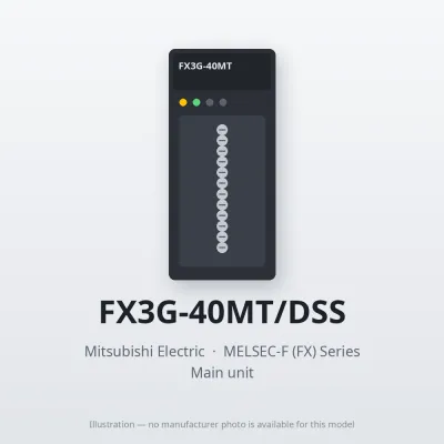 FX3G-40MT/DSS Mitsubishi MELSEC-F (FX) Series Main unit