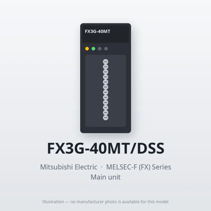 FX3G-40MT/DSS Mitsubishi MELSEC-F (FX) Series Main unit