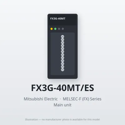 FX3G-40MT/ES Mitsubishi MELSEC-F (FX) Series Main unit
