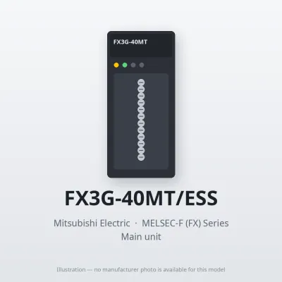 FX3G-40MT/ESS Mitsubishi MELSEC-F (FX) Series Main unit