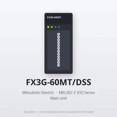 FX3G-60MT/DSS Mitsubishi MELSEC-F (FX) Series Main unit