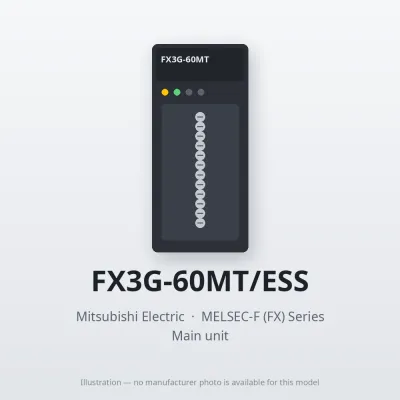 FX3G-60MT/ESS Mitsubishi MELSEC-F (FX) Series Main unit