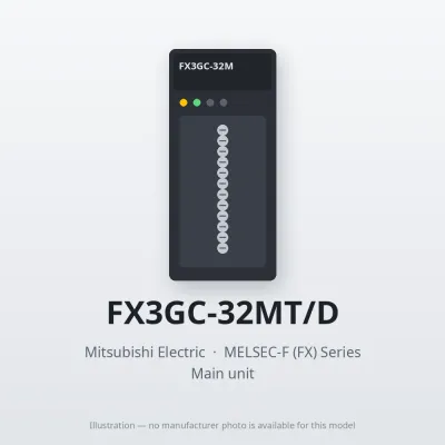 FX3GC-32MT/D Mitsubishi MELSEC-F (FX) Series Main unit