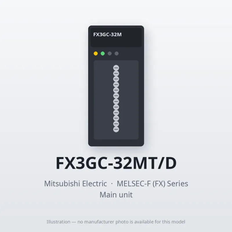 FX3GC-32MT/D Mitsubishi MELSEC-F (FX) Series Main unit