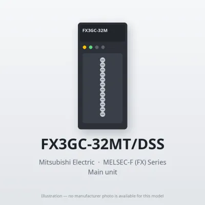 FX3GC-32MT/DSS Mitsubishi MELSEC-F (FX) Series Main unit