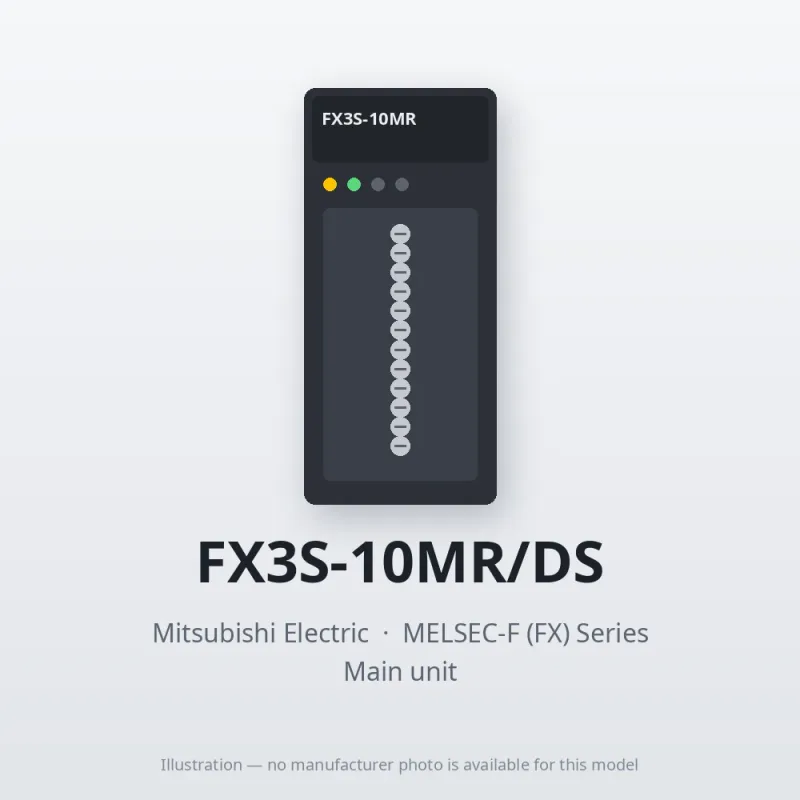 FX3S-10MR/DS Mitsubishi MELSEC-F (FX) Series Main unit