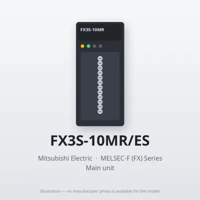 FX3S-10MR/ES Mitsubishi MELSEC-F (FX) Series Main unit
