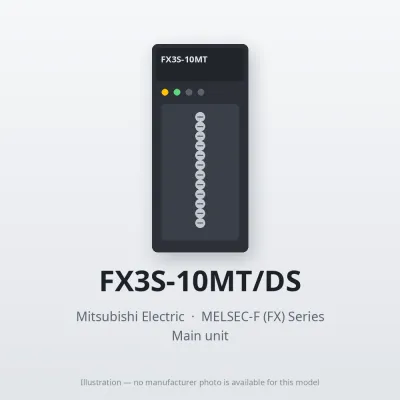 FX3S-10MT/DS Mitsubishi MELSEC-F (FX) Series Main unit