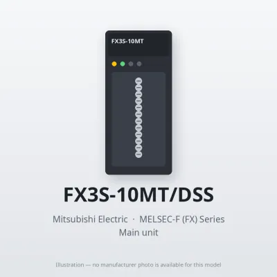 FX3S-10MT/DSS Mitsubishi MELSEC-F (FX) Series Main unit