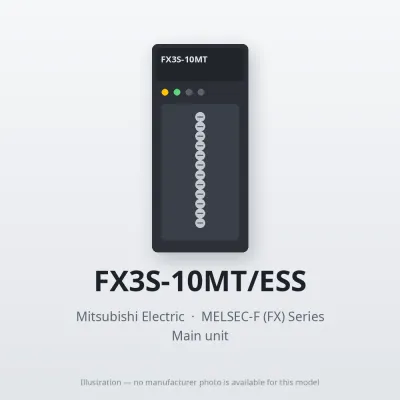 FX3S-10MT/ESS Mitsubishi MELSEC-F (FX) Series Main unit