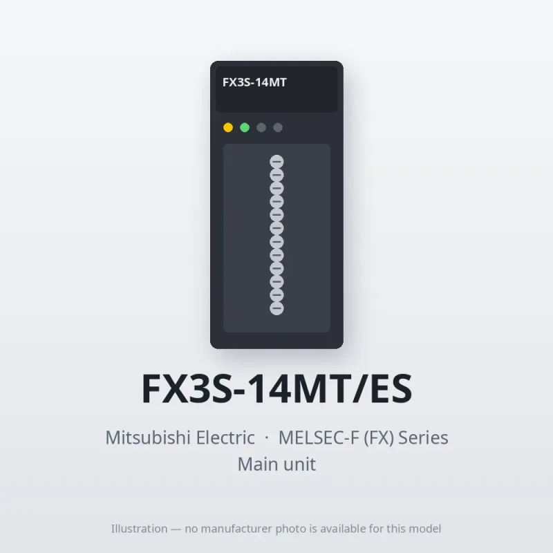 FX3S-14MT/ES Mitsubishi MELSEC-F (FX) Series Main unit