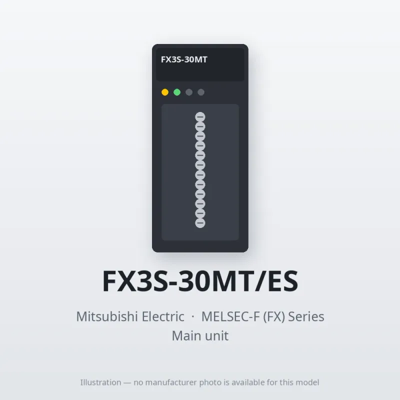 FX3S-30MT/ES Mitsubishi MELSEC-F (FX) Series Main unit