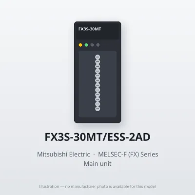 FX3S-30MT/ESS-2AD Mitsubishi MELSEC-F (FX) Series Main unit