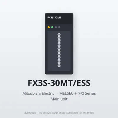 FX3S-30MT/ESS Mitsubishi MELSEC-F (FX) Series Main unit