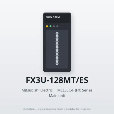 FX3U-128MT/ES Mitsubishi MELSEC-F (FX) Series Main unit
