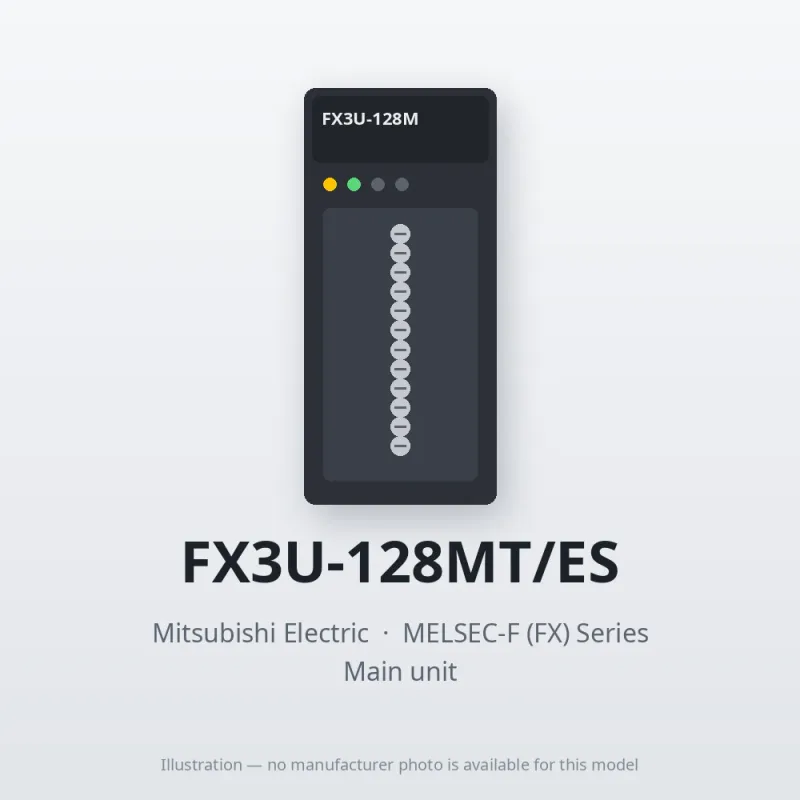 FX3U-128MT/ES Mitsubishi MELSEC-F (FX) Series Main unit