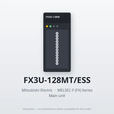 FX3U-128MT/ESS Mitsubishi MELSEC-F (FX) Series Main unit
