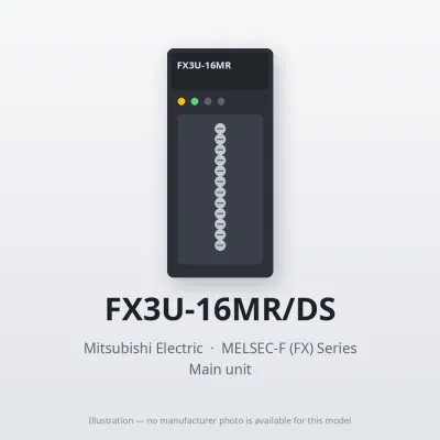 FX3U-16MR/DS Mitsubishi MELSEC-F (FX) Series Main unit