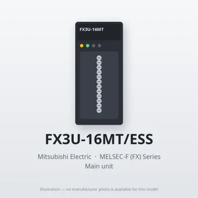 FX3U-16MT/ESS Mitsubishi MELSEC-F (FX) Series Main unit