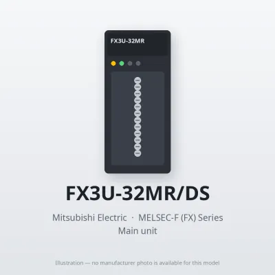 FX3U-32MR/DS Mitsubishi MELSEC-F (FX) Series Main unit